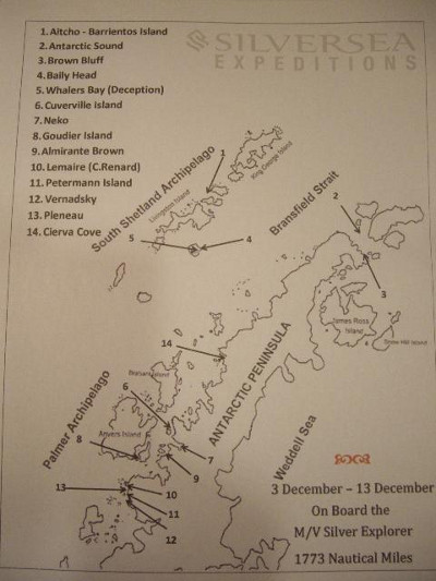 Anlandungen Antarktis