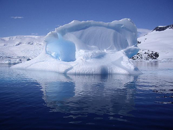 Skurrile Eisbergformen