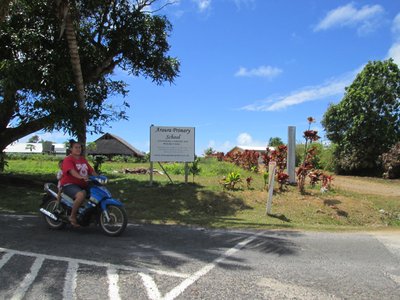 motorradfahrerin